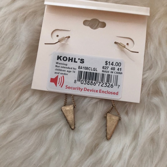 LC Lauren Conrad Simulated Diamond Drop Earrings - Picture 4 of 8